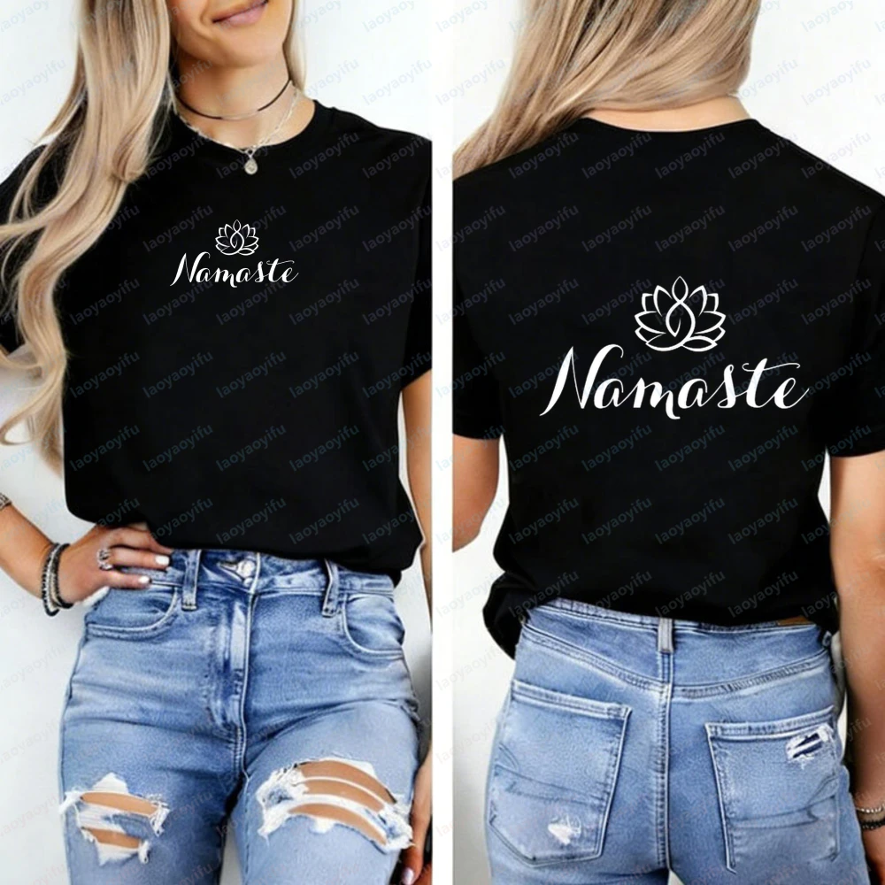 Pilates Yoga Gifts - Namaste T Shirt Trending Yoga Pilates