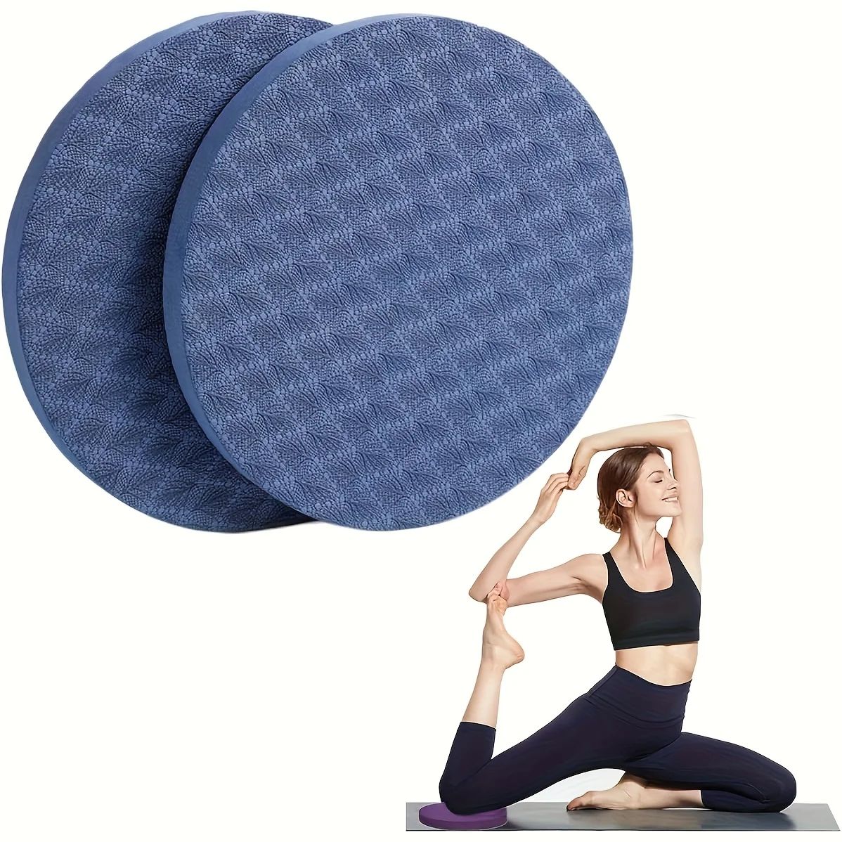 Pilates Yoga For Beginners - 2 Pack Yoga Knee Pads Yoga