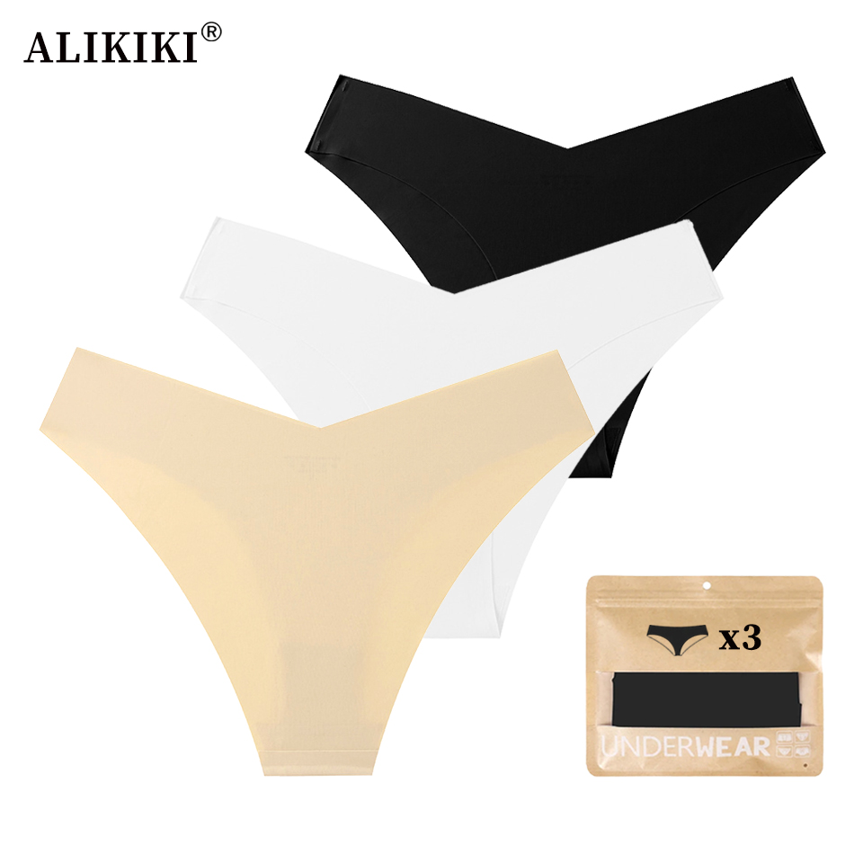 Pilates V Yoga - V-cut Seamless Thongs No Show Thong