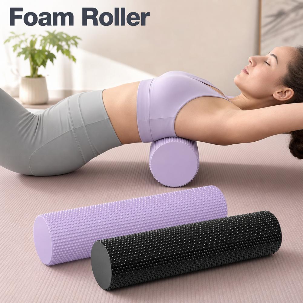 Pilates Yoga Stretching - EVA Yoga Foam Roller High Density