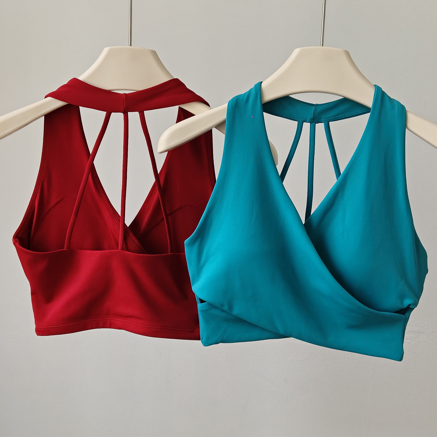 Pilates V Yoga - All-in-one Cross V-neck Sports Bra Pilates