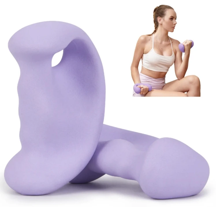 Pilates Yoga Hot - Ergonomic Neoprene Dumbbells for Home Gym