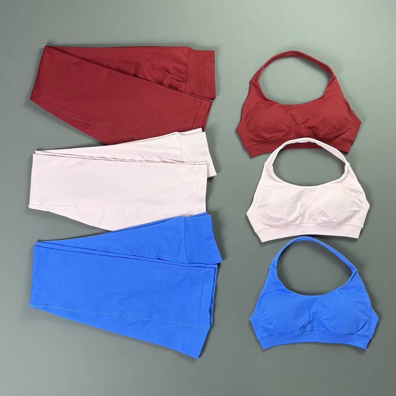 Pilates Yoga Stretching - 2Pcs Bell Bottom Leggings Set Women