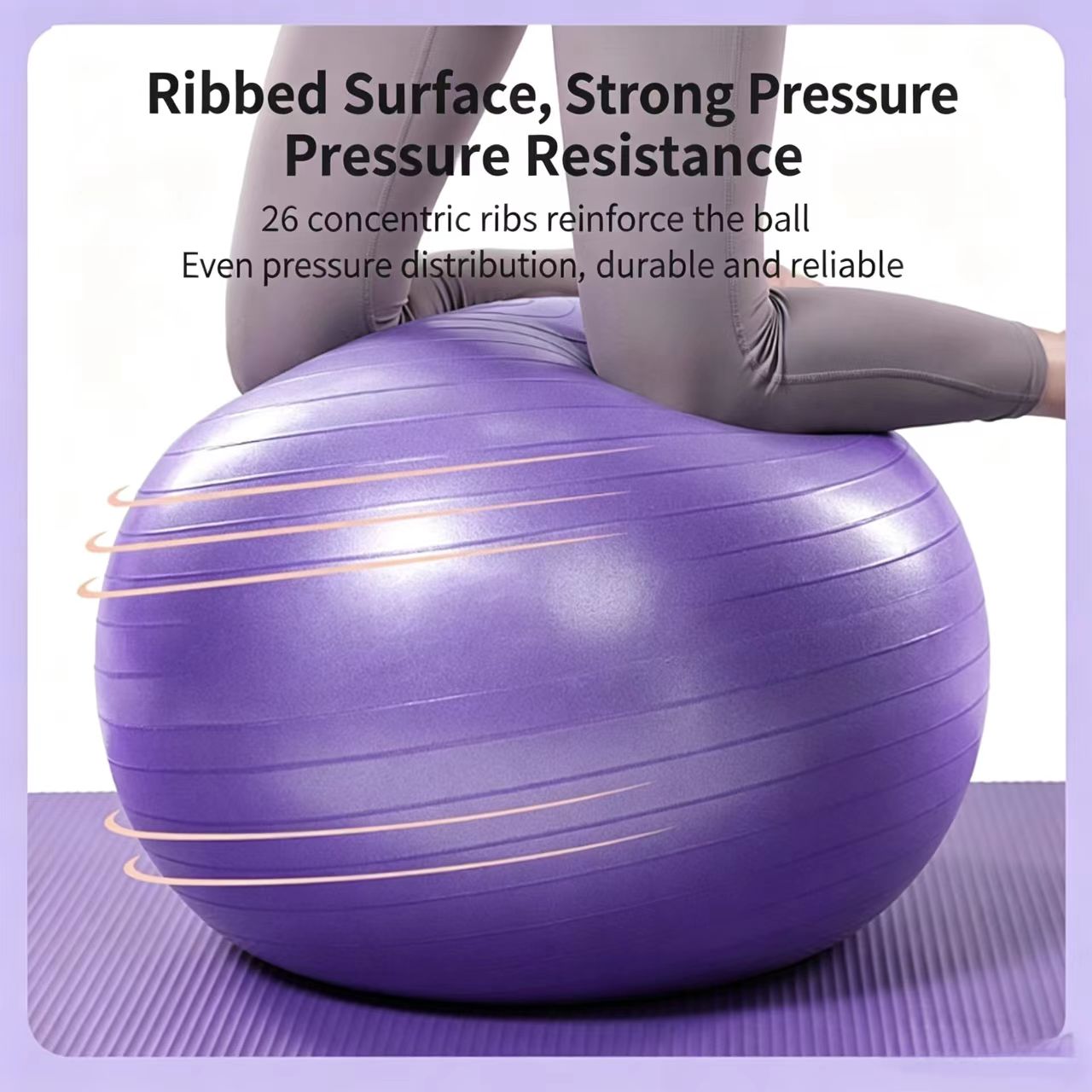Thickened PVC Yoga Ball/Pilate - огляд і ціна Pilates Yoga Pregnancy