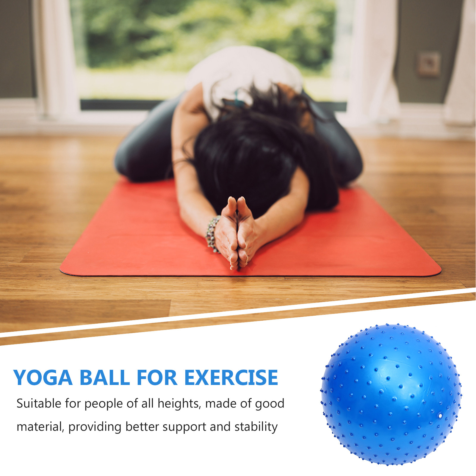 Compact Exercise Ball for Yoga - огляд і ціна Pilates Yoga Pregnancy