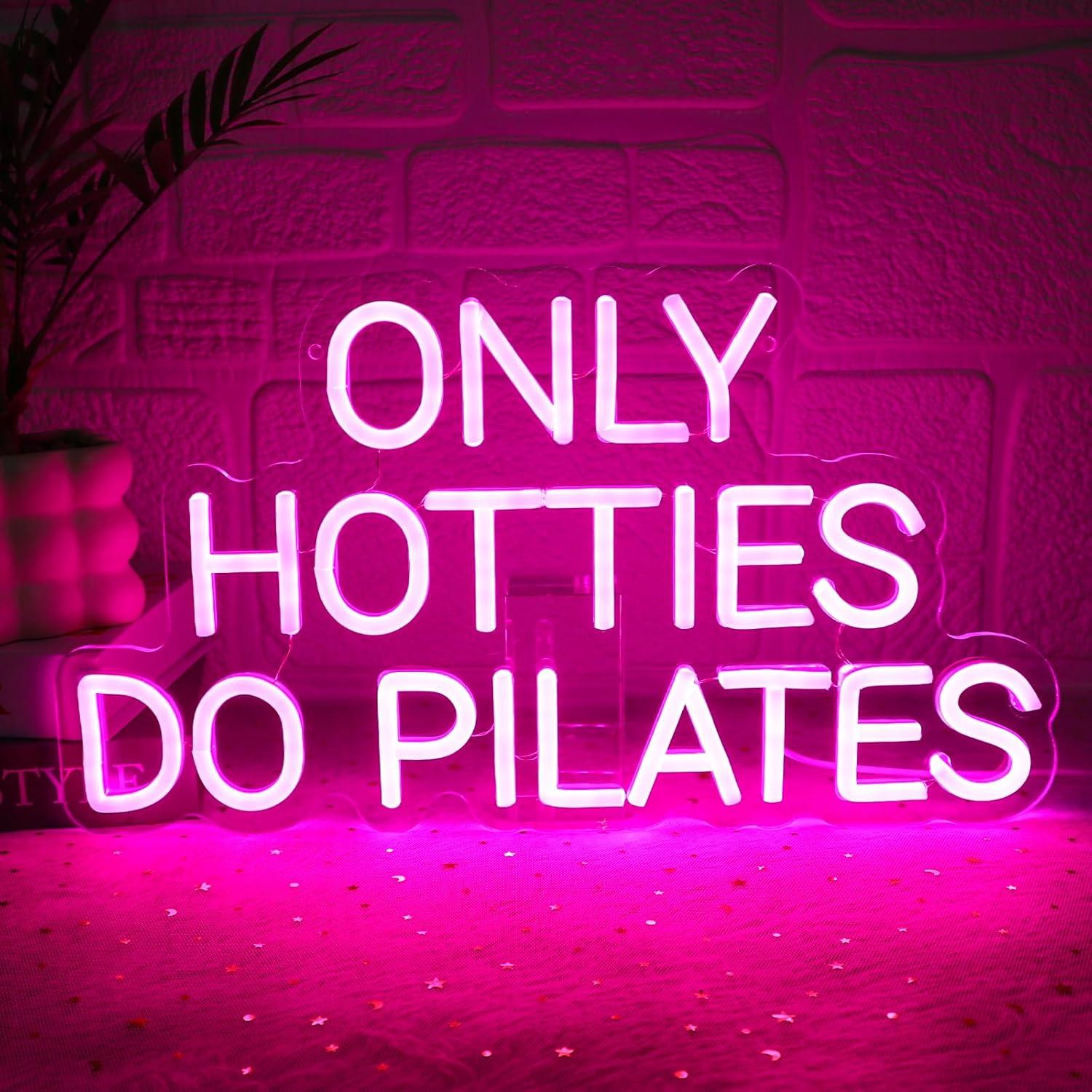 Only Hotties Do Pilates Neon S - огляд і ціна Pilates Yoga Gifts