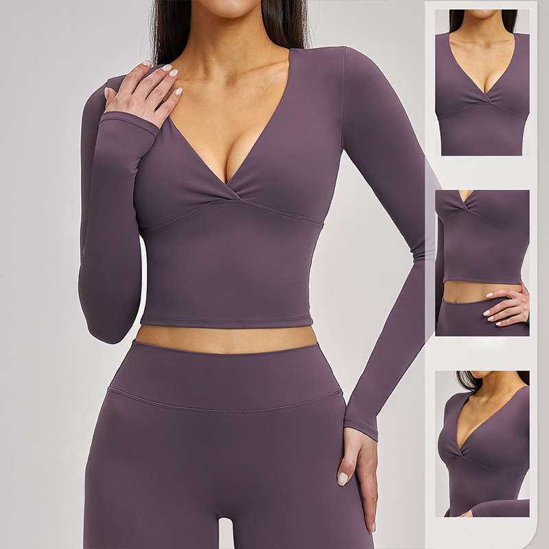 SVEIC Yoga Long Sleeve V Neck  - огляд і ціна Pilates V Yoga