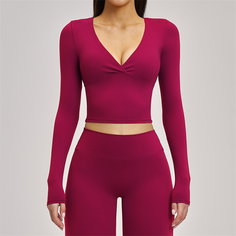 SVEIC Yoga Long Sleeve V Neck  - огляд і ціна Pilates V Yoga