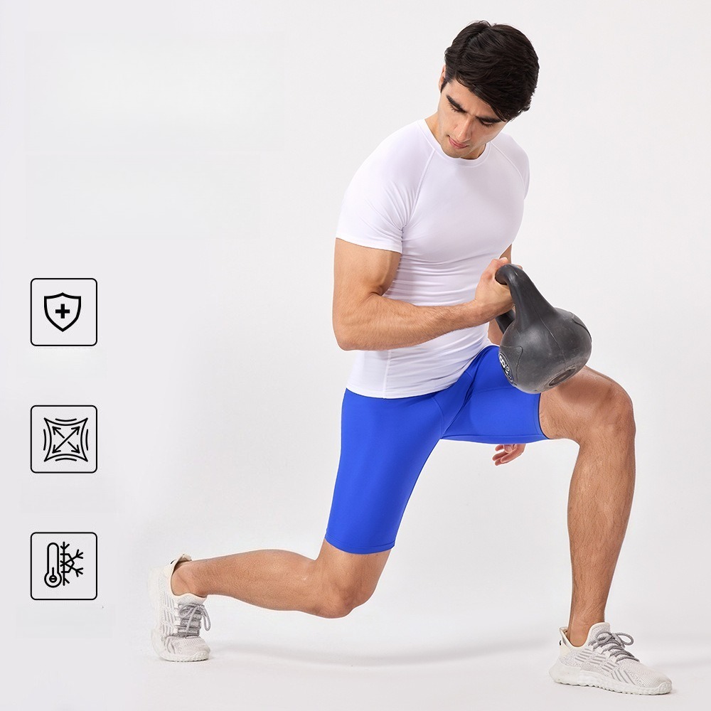 Men 5 Inch Compression Yoga Sh - огляд і ціна Pilates Yoga Stretching