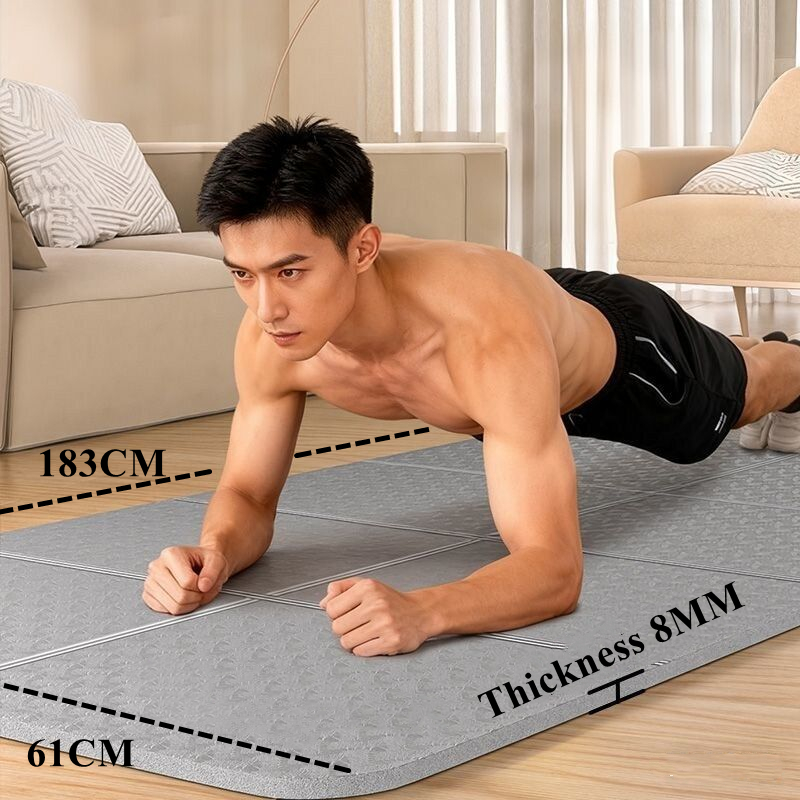 Folding Mat 183x61x0.8cm Eco-F - огляд і ціна Pilates Yoga For Beginners