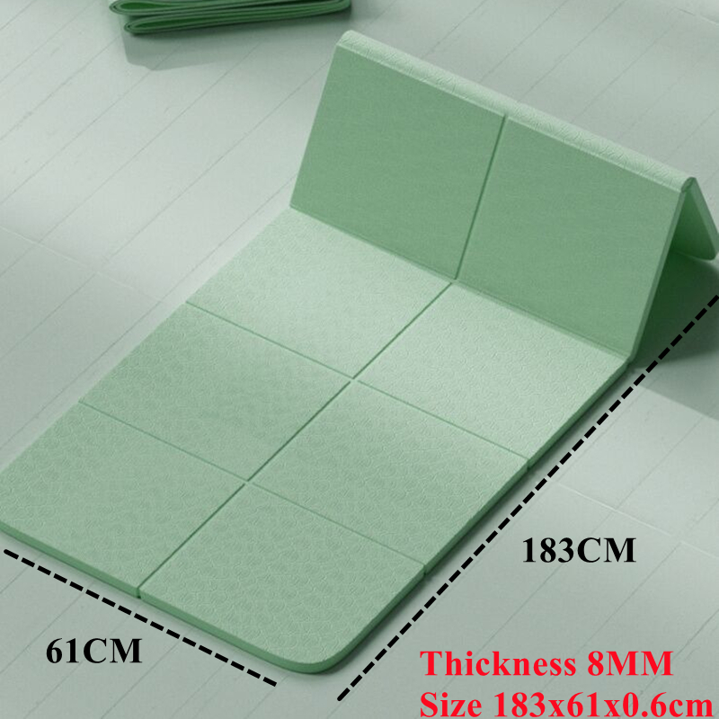 Folding Mat 183x61x0.8cm Eco-F - огляд і ціна Pilates Yoga For Beginners