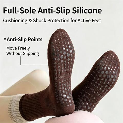 Unisex Grip Socks Polyester On - огляд і ціна Pilates Yoga Barre
