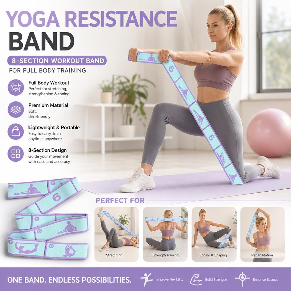 Resistance Band Yoga Auxiliary - огляд і ціна Pilates Yoga For Beginners