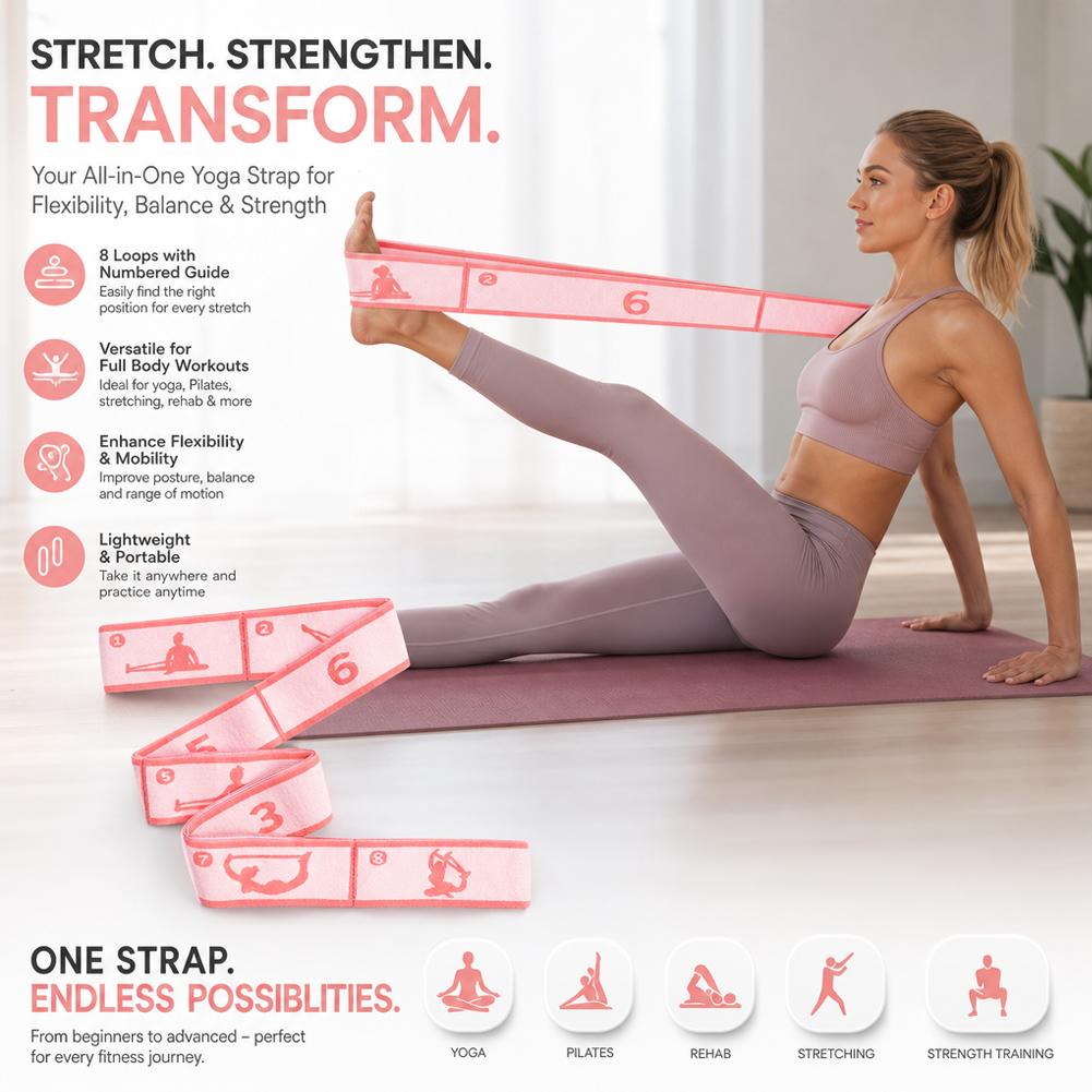 Resistance Band Yoga Auxiliary - огляд і ціна Pilates Yoga For Beginners