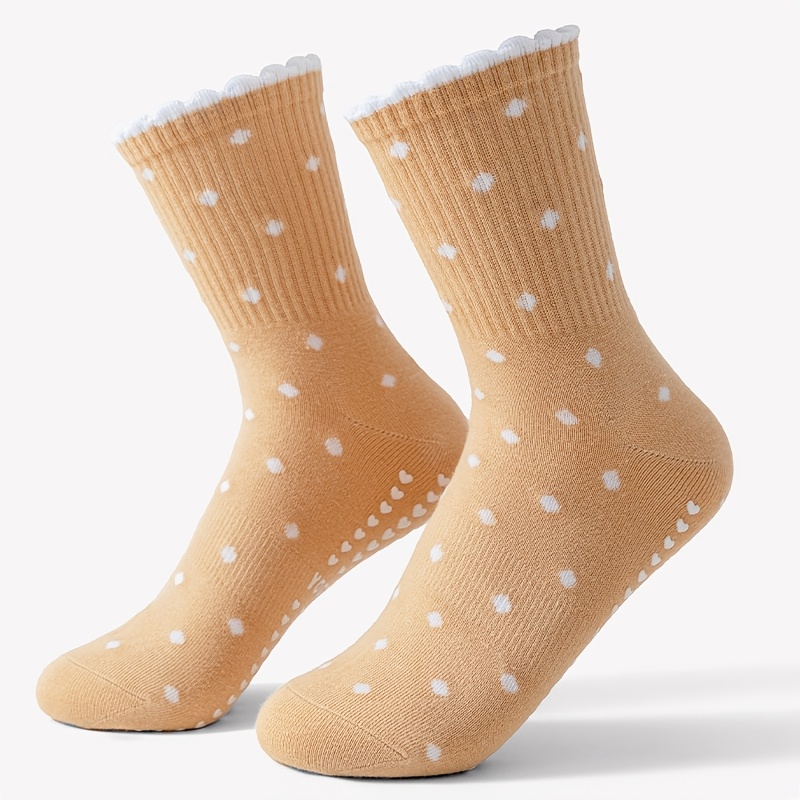 Women's brown yoga socks, whit - огляд і ціна Pilates Yoga Gifts