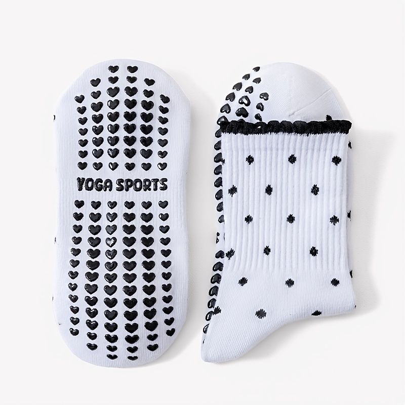 Women's White Black-Dot Non-Sl - огляд і ціна Pilates Yoga Gifts