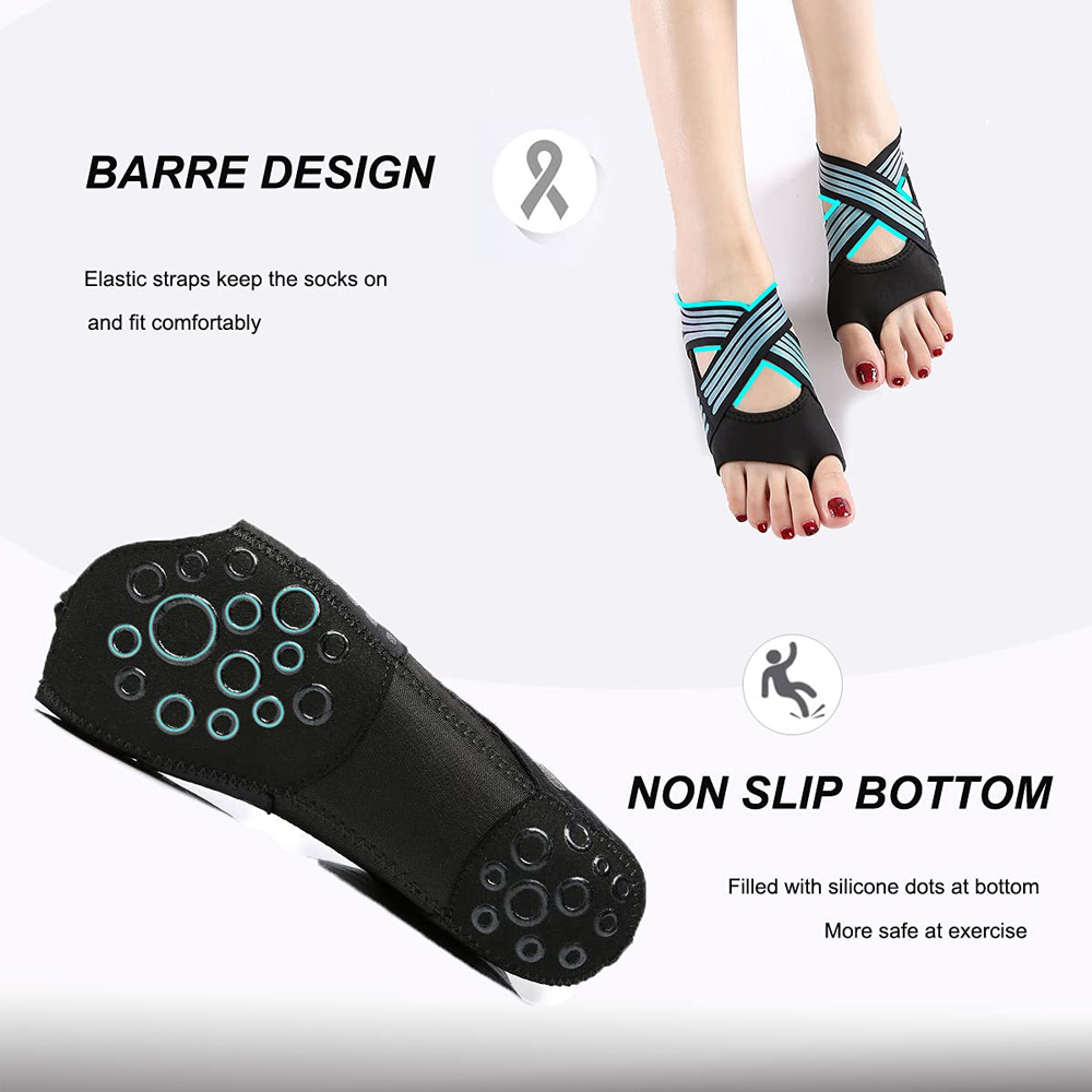 1Pair Women Non-Slip Toeless G - огляд і ціна Pilates Yoga Barre