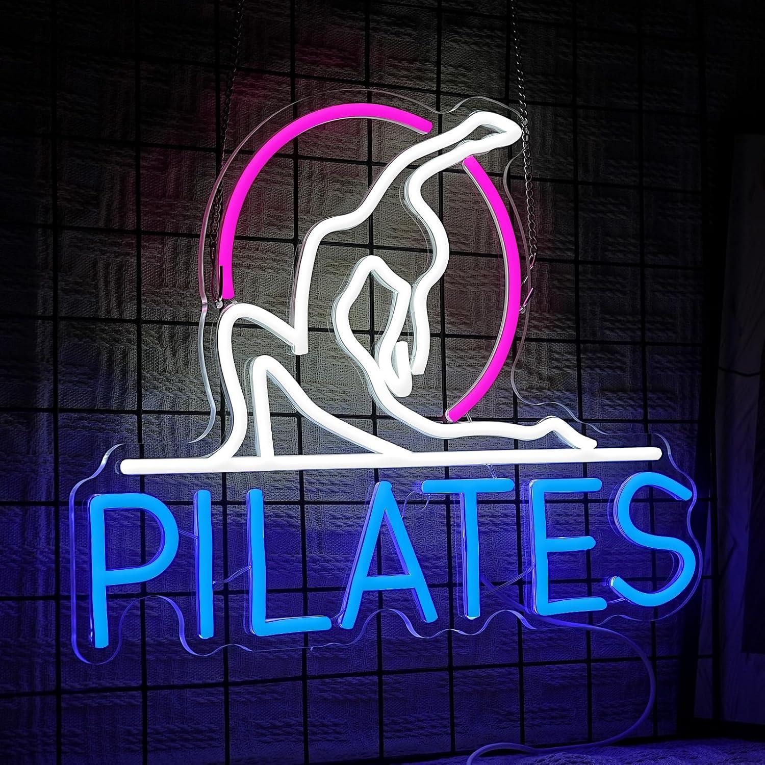 Yoga Pilates Neon Sign Dimmabl - огляд і ціна Pilates Yoga Gifts