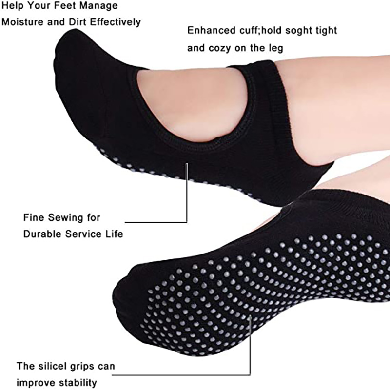 Yoga Socks for Women with Grip - огляд і ціна Pilates Yoga Barre