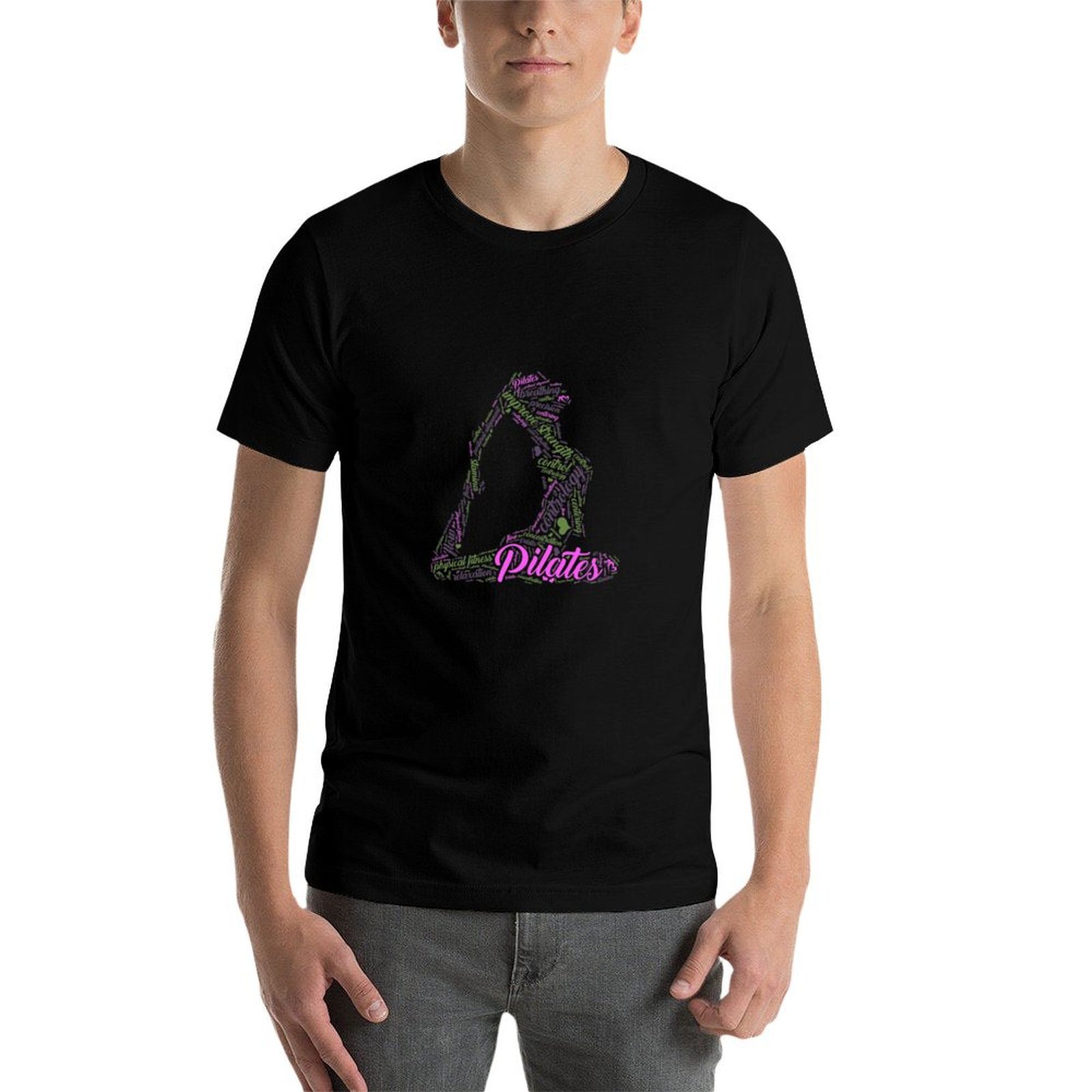 Womens Fun Word Cloud and Cute - огляд і ціна Pilates Yoga Gifts