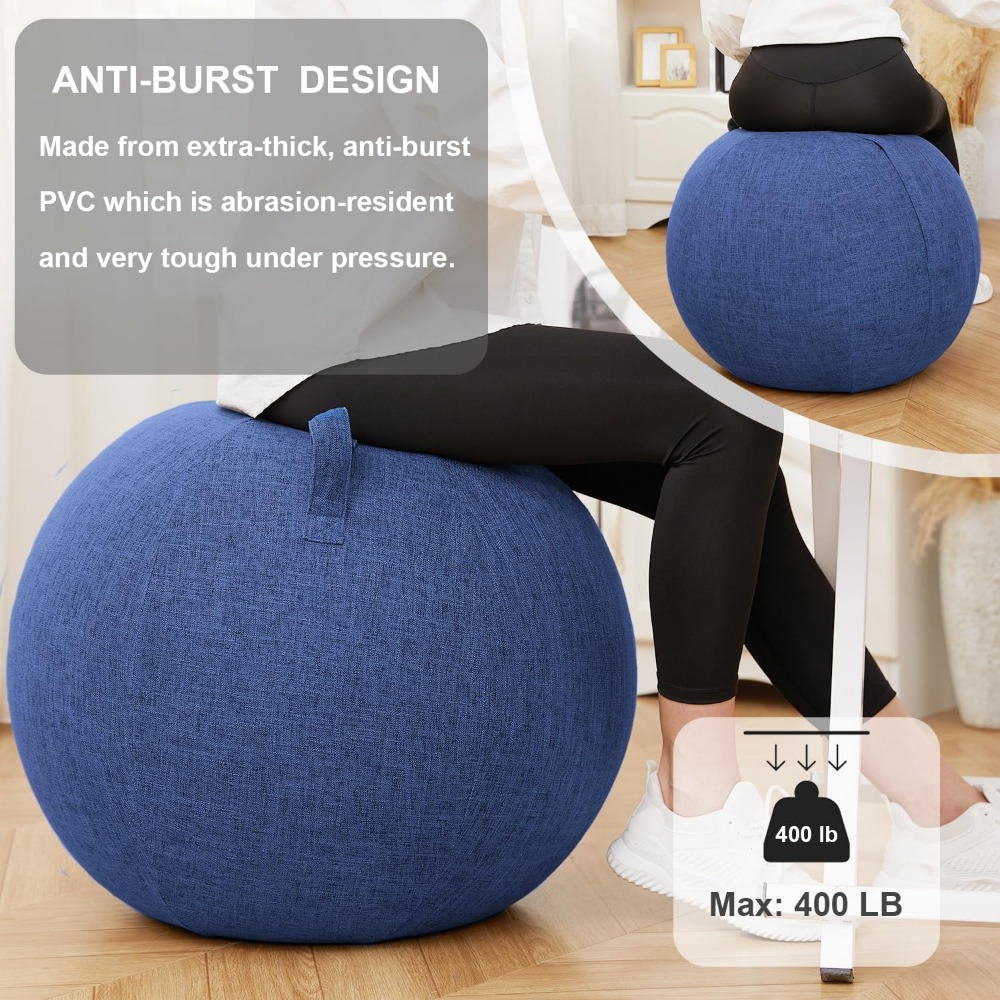Fitness Ball Chair with Fabric - огляд і ціна Pilates Yoga Pregnancy
