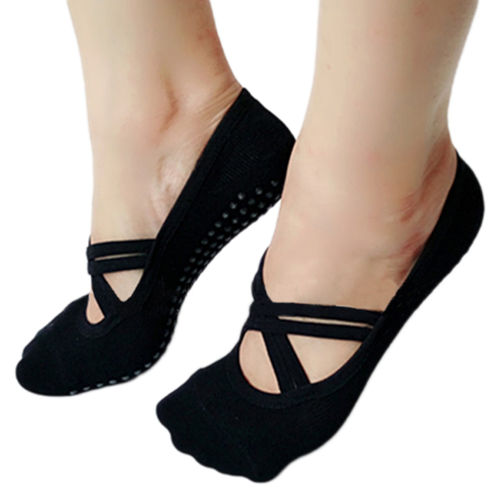 Yoga Socks Women Black Non Ski - огляд і ціна Pilates Yoga Barre