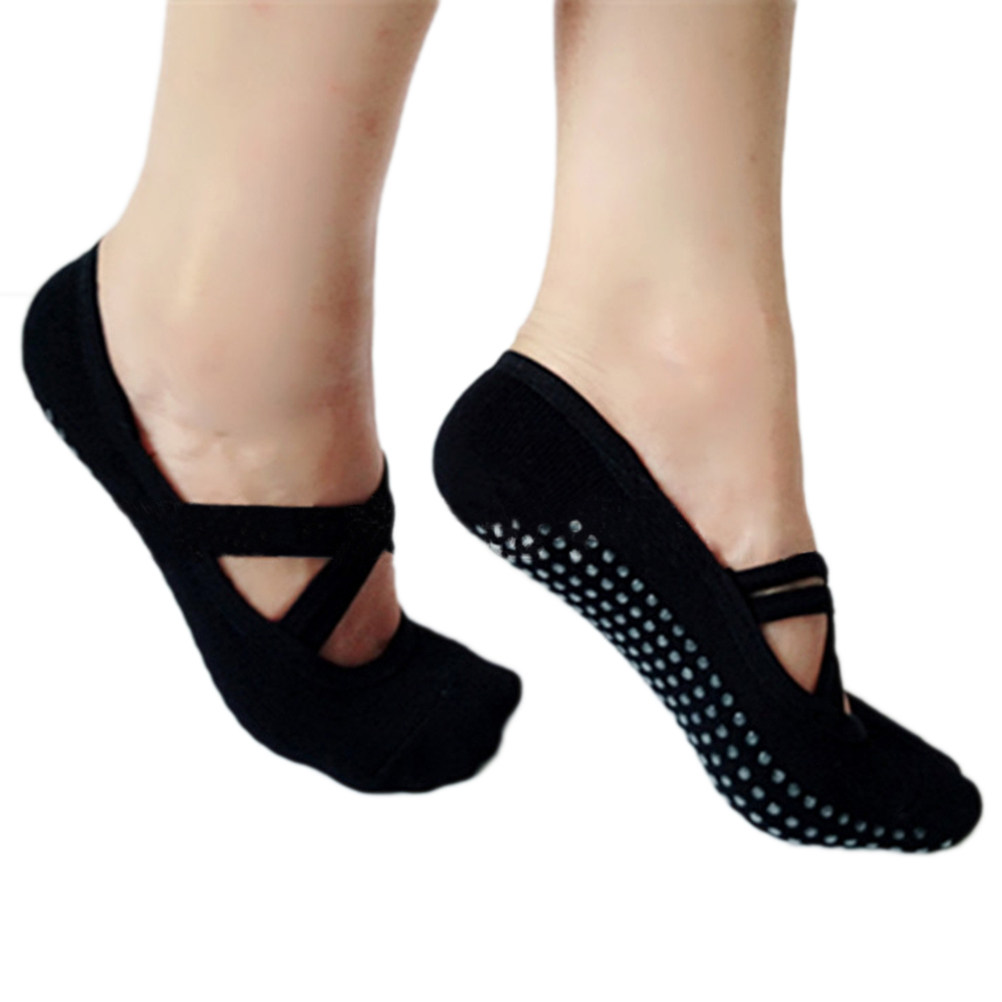Yoga Socks Women Black Non Ski - огляд і ціна Pilates Yoga Barre