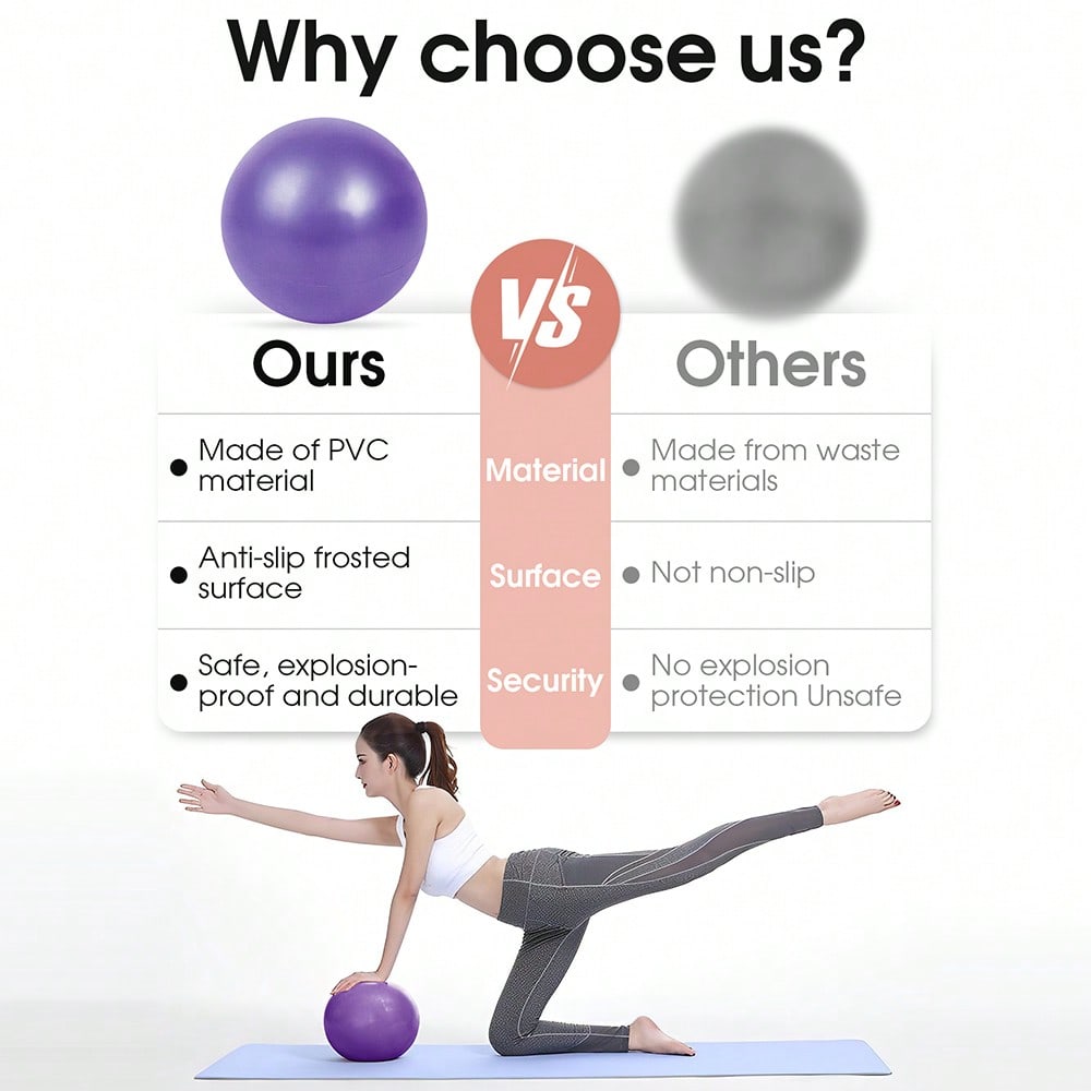 1PC 25cm Pilates Yoga Ball Gym - огляд і ціна Pilates Yoga Pregnancy