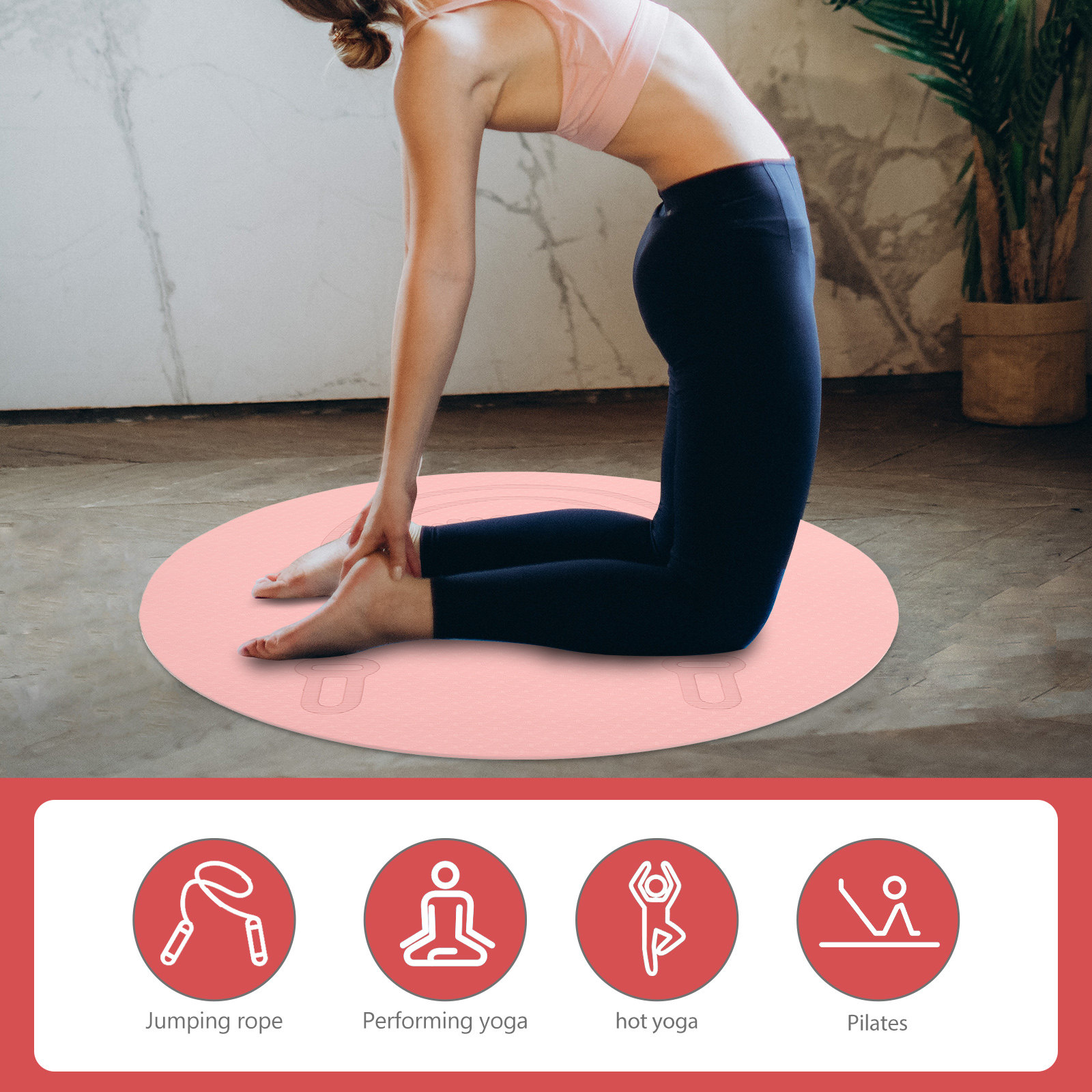 Non-Slip Jump Rope of Premium  - огляд і ціна Pilates Yoga Hot