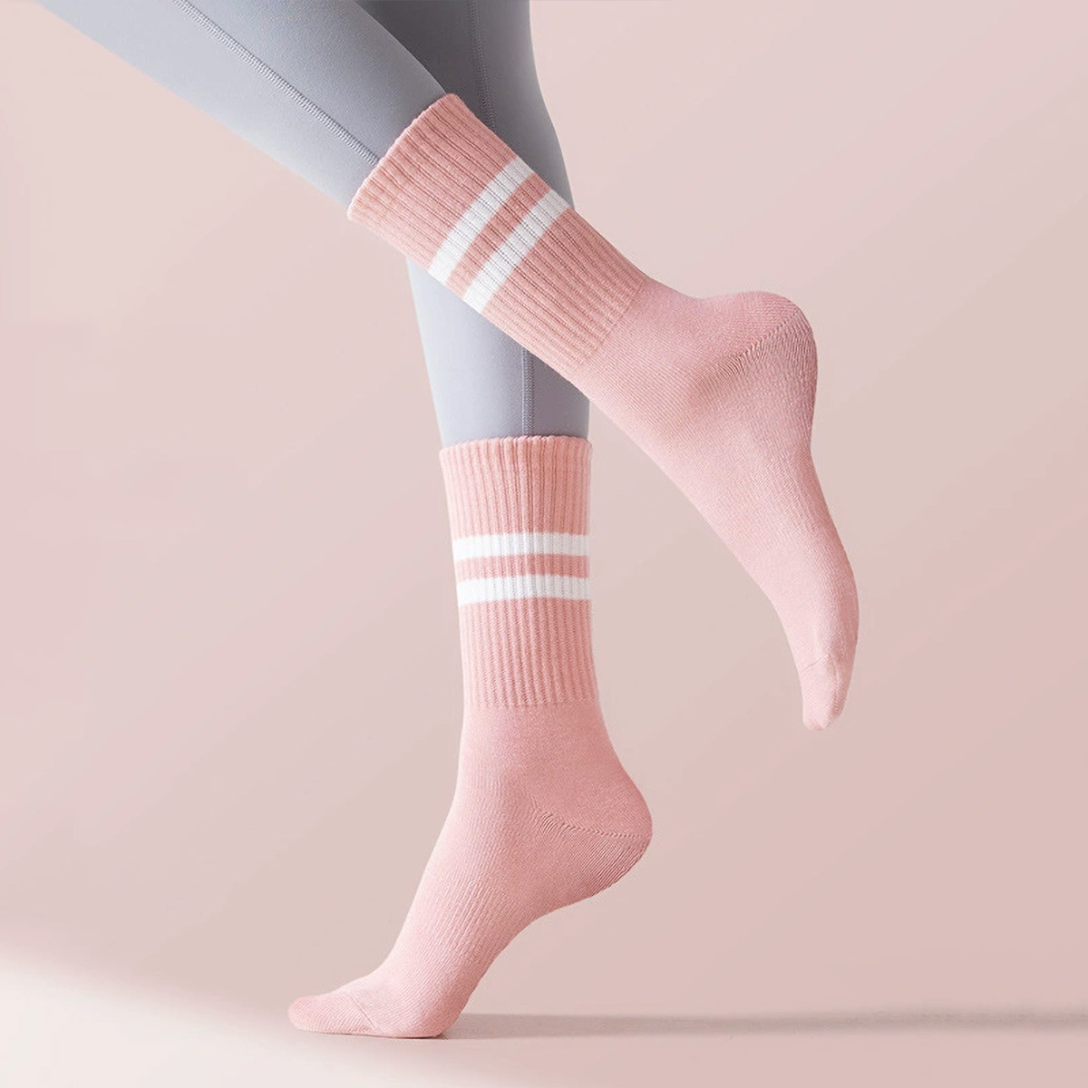 3 Pairs Long Yoga Socks with G - огляд і ціна Pilates Yoga Barre