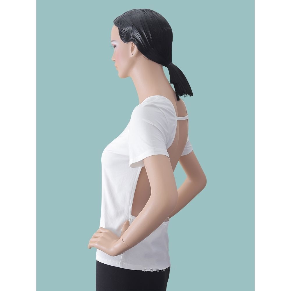 Sexy Backless Short Sleeve Yog - огляд і ціна Pilates Yoga Hot