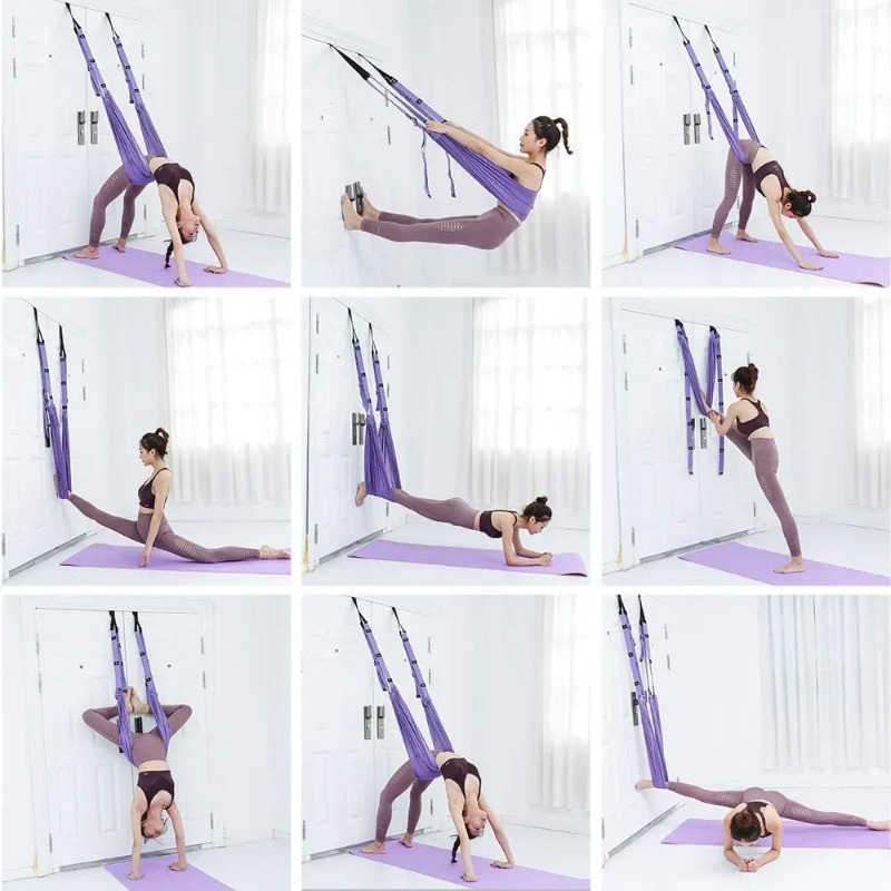 Adjustable Aerial Yoga Hammock - огляд і ціна Pilates Yoga Stretching