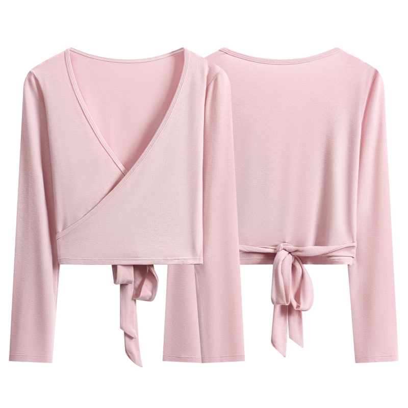 DRUR Long Sleeve Wrap Yoga Top - огляд і ціна Pilates V Yoga