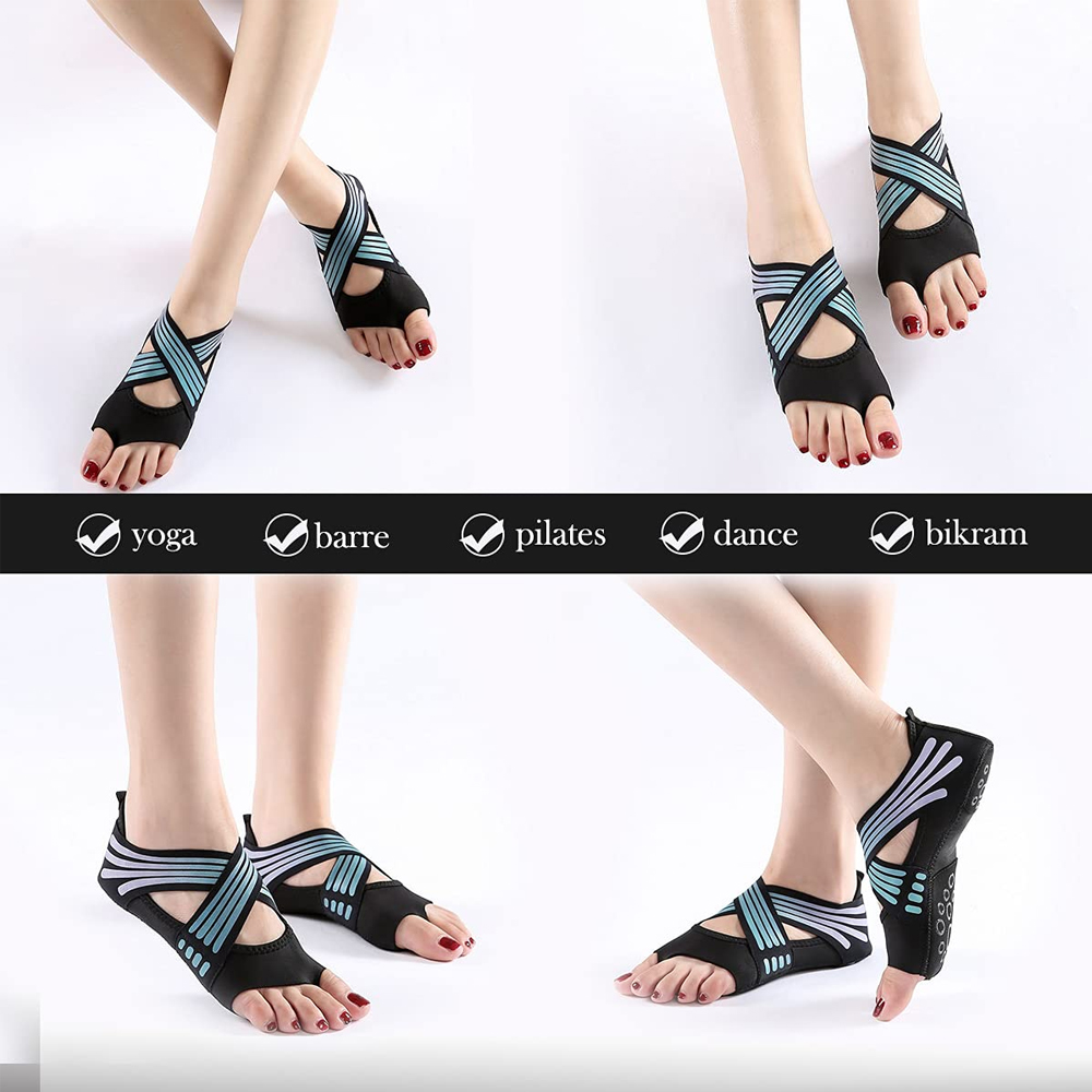 1Pair Yoga Socks Toeless Non-S - огляд і ціна Pilates Yoga Barre