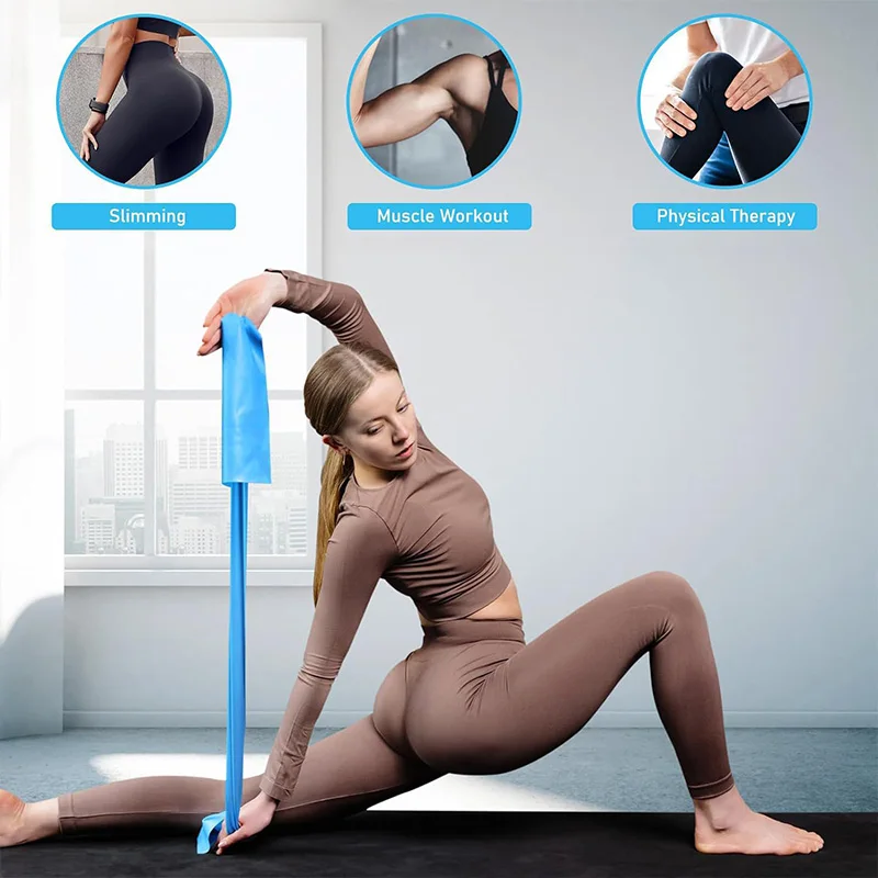 Elastic Yoga Fitness Bands Yog - огляд і ціна Pilates Yoga Stretching
