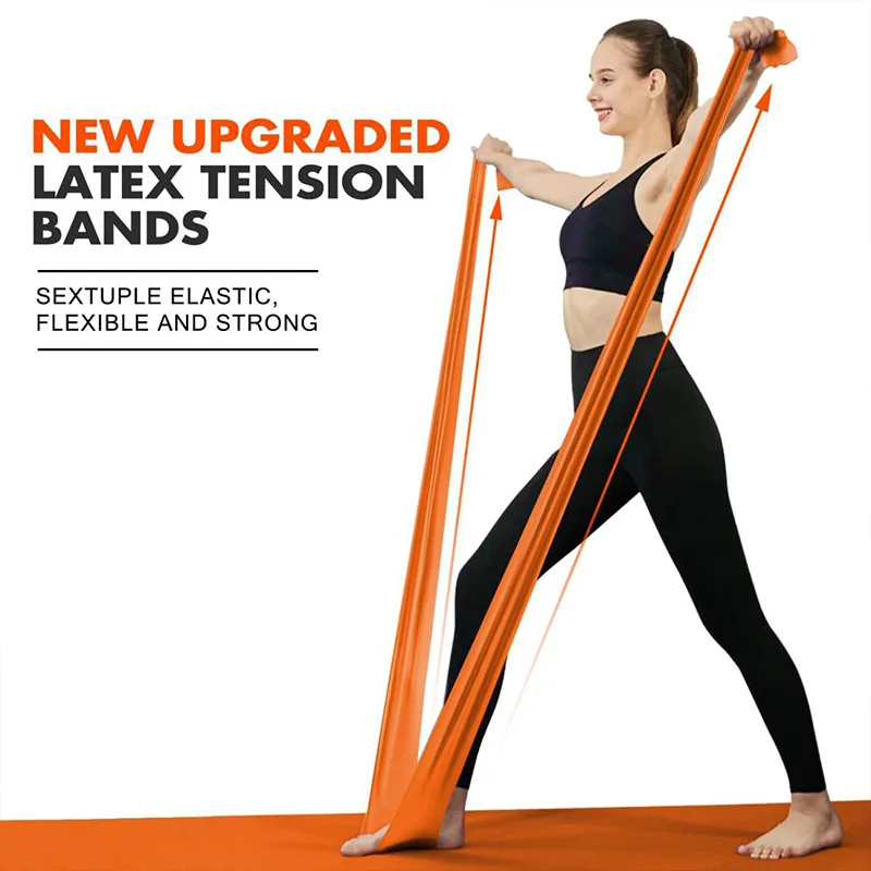 Elastic Yoga Fitness Bands Yog - огляд і ціна Pilates Yoga Stretching